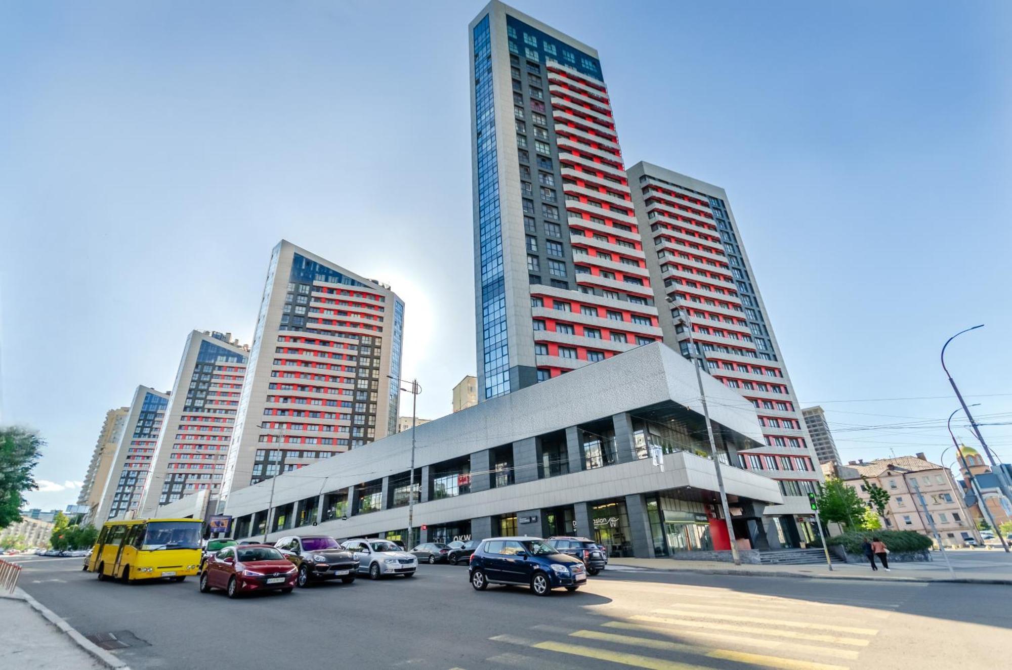 21-212 Petrovdom In Mint Apartments At Rc Kvartet Near Central Railway Station Kiev Bagian luar foto
